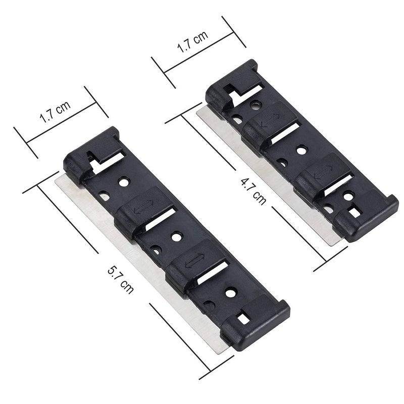 hygger Stainless Steel Replacement Magnetic Scraper Blades Razor for HG-815 Cleaner 5-Pack (Medium) - Image 4